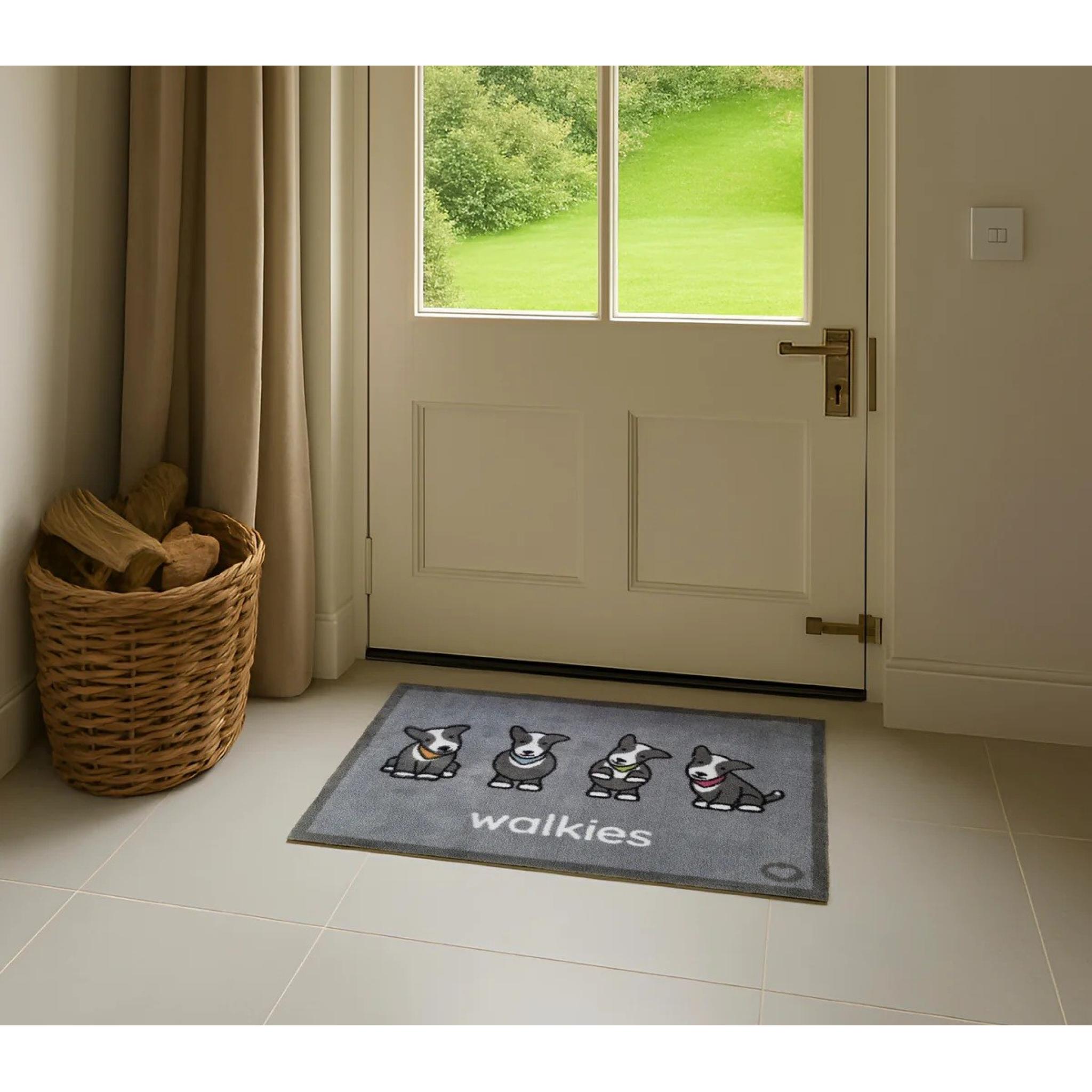 Hug Rug Walkies Herdy Soft Navy Home Entryway Doormat Rug