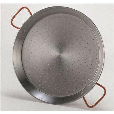 Bourgeat Polished Steel Paella Pan With Handles