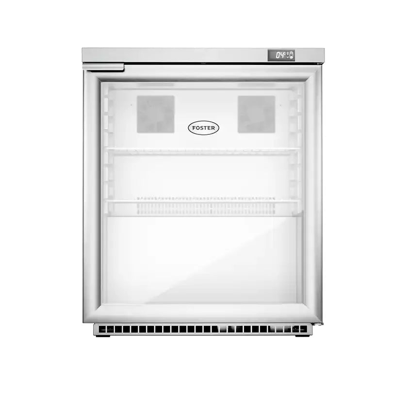 Foster HR200G Single Glass Door Undercounter Fridge 200 Litres