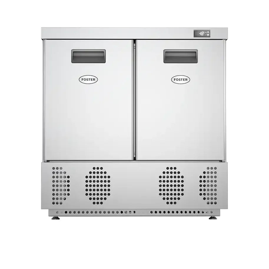Foster LR240 Stainless Steel Double Door Undercounter Freezer 240 Litres