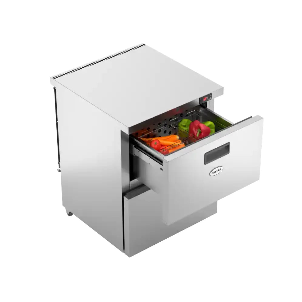 Foster HR1502D 2 Draw Undercounter Fridge 150 Litres
