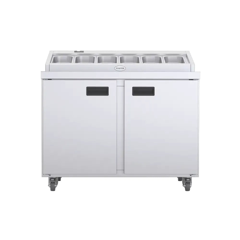 Foster FPS2HR 2 Door Saladette Prep Fridge Counter 270 Litres
