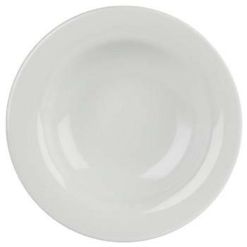 Porcelite Banquet Wide Rim Plate 20cm/8'' Case Size 6