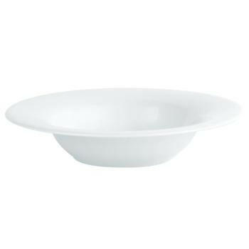 Porcelite Banquet Winged Pasta Plate 25cm/10'' 48cl/17oz Case Size 6