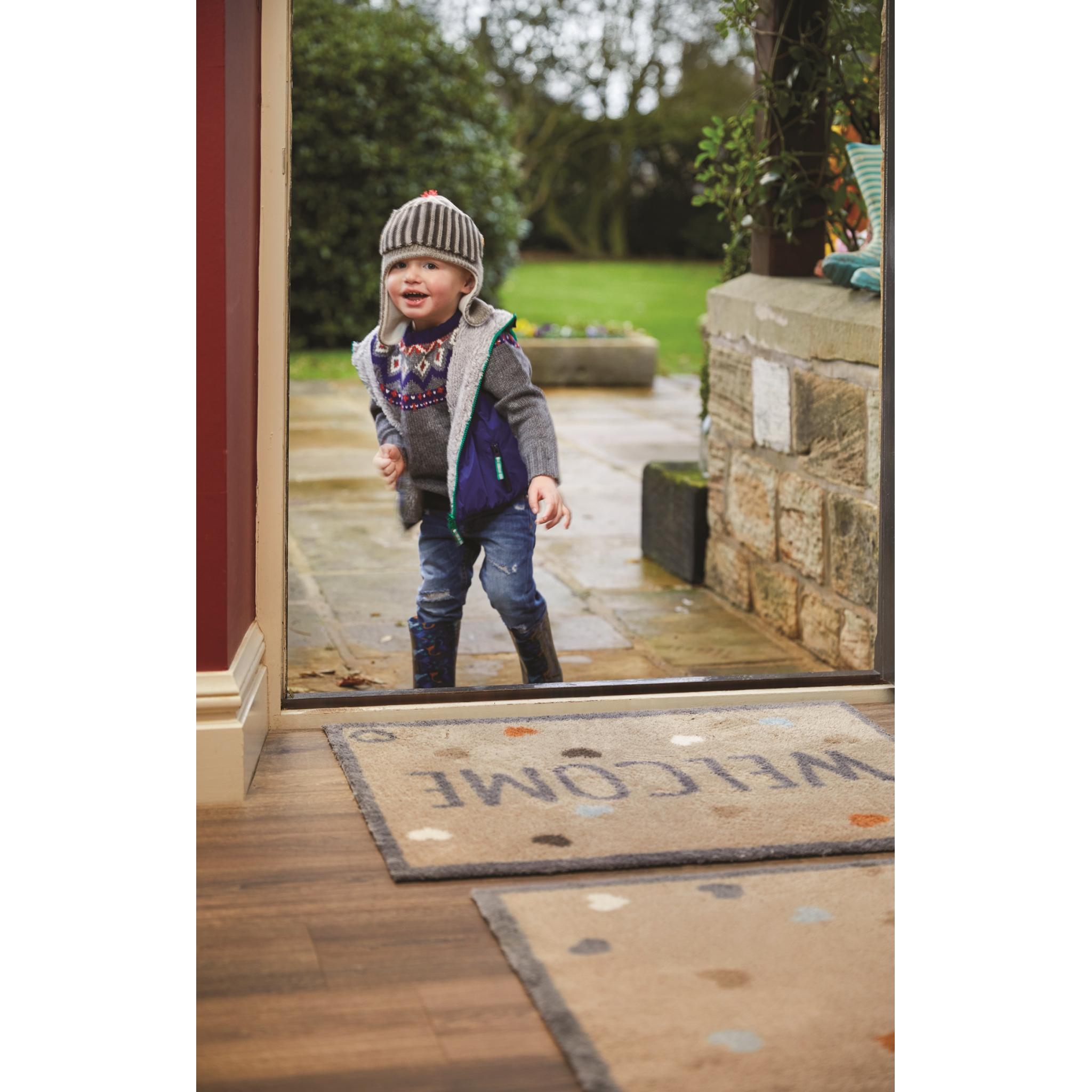Hug Rug Floor Mat Home Garden Printed Welcome Hearts Door Mat 65x85 cm (2'1''x2'9'')