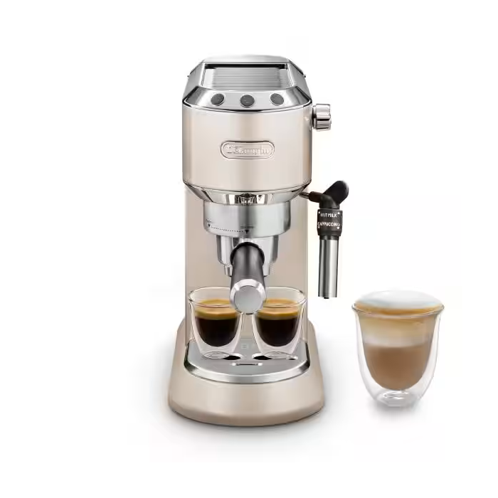 De'Longhi EC785.BG Basic Dedica Arte Metallics Espresso Coffee Machine Beige