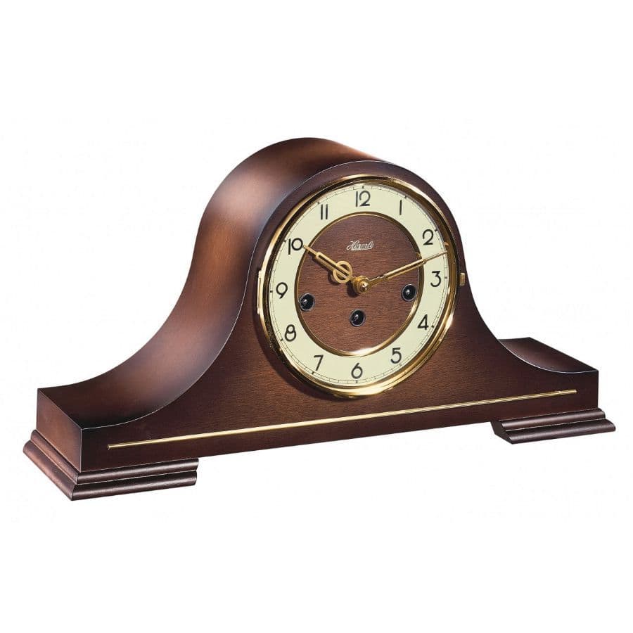 Hermle Berwick Mechanical Mantel Clock - Walnut - Westminster Chime
