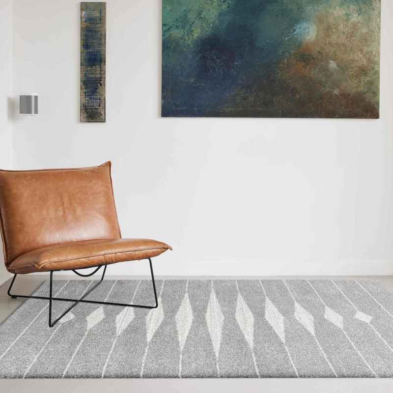 Mehari Abstract Modern Rugs 23352 5262 in Grey