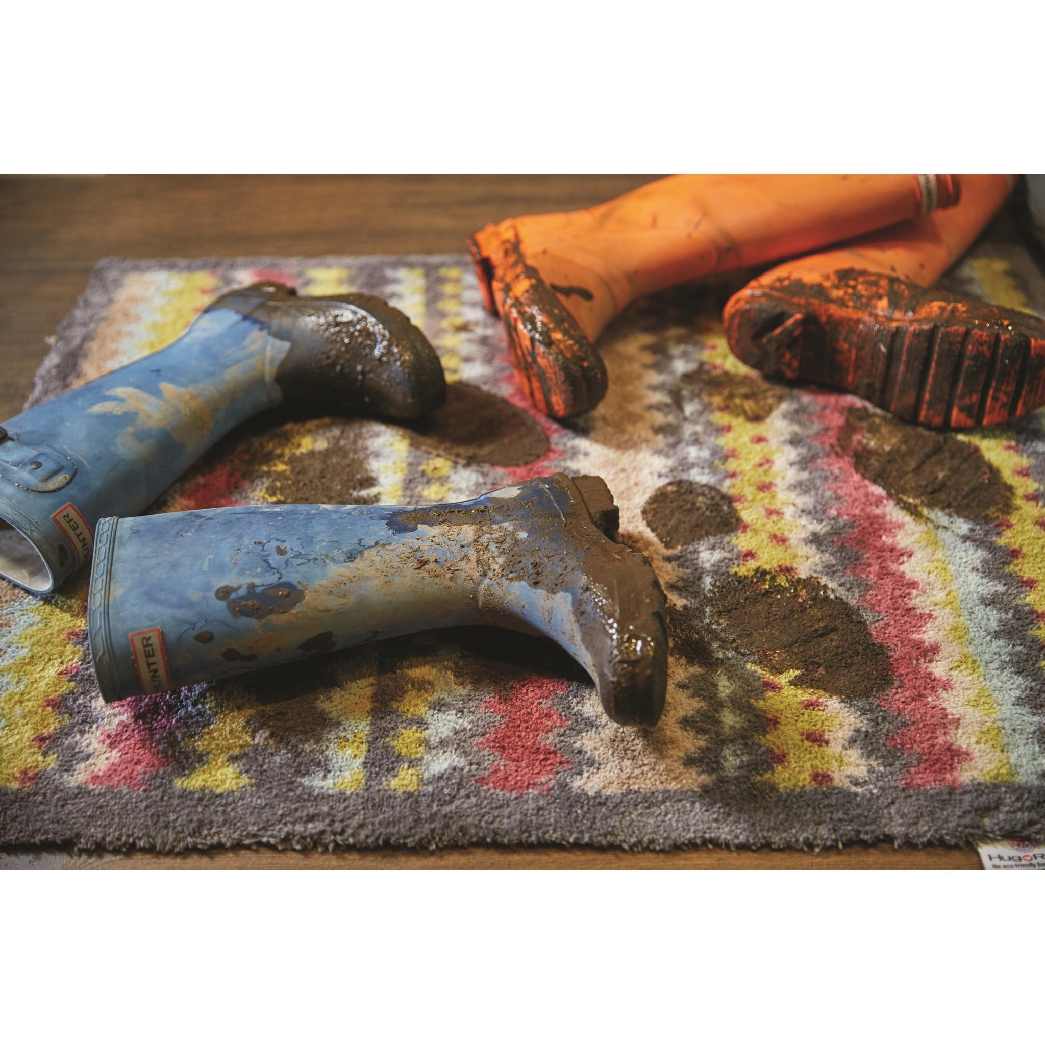 Hug Rug Contemporary Washable Door Mat Barrier Runner Floor Mat Designer 10 65x85 cm (2'1''x2'9'')