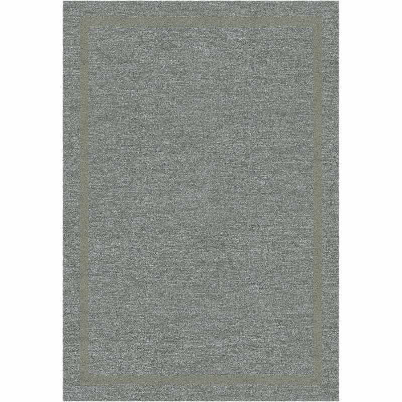 Liberty Modern Abstract Bordered Rugs 34045 3171 in Grey