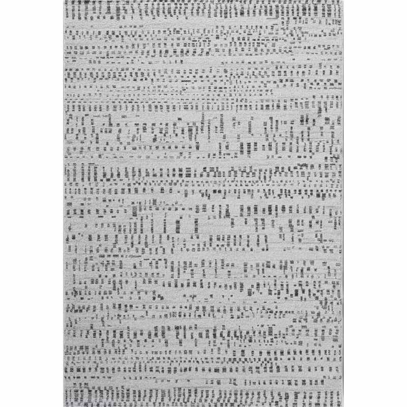 Liberty Abstract Modern Rugs 34181 6121 in Grey