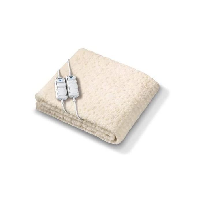 Beurer KD379.61 Komfort Fitted Double Dual Control Heated Mattress Cover Fleece