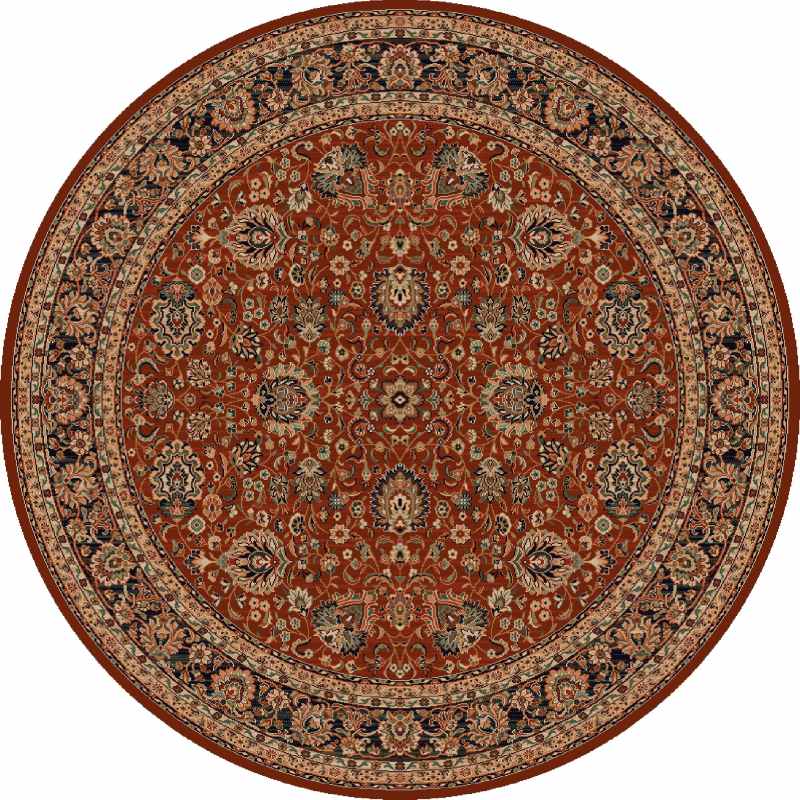 Kashqai Traditional Persian Circle Rugs 4362 300 in Red