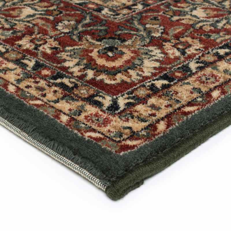Royal Kashqai Traditional Hallway Runner Rugs 4362 400 in Green