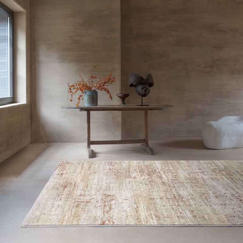 Stella Modern Abstract Wool Rugs 47203 JC700 in Beige