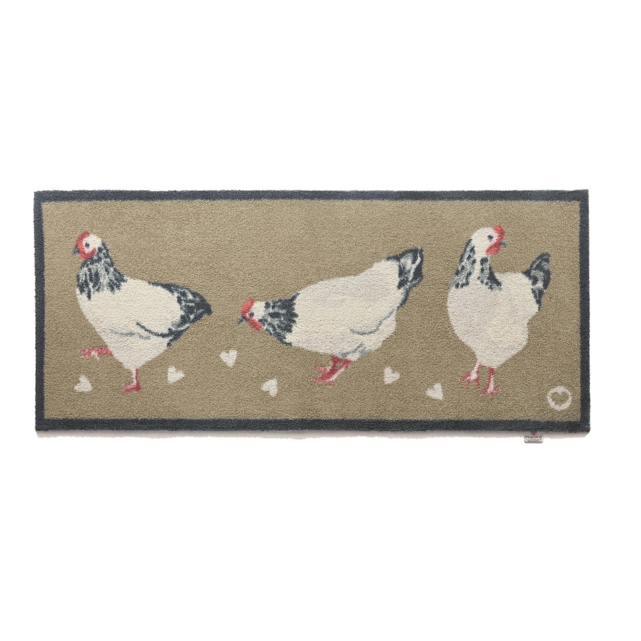 Hug Rug Floor Mat Country Chicken Door Mat Hallway Runner 65x150 cm (2'1''x4'11'')
