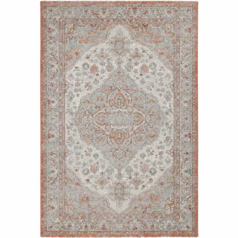 Phoenix Traditional Wool Wilton Medallion Rug 47701 112