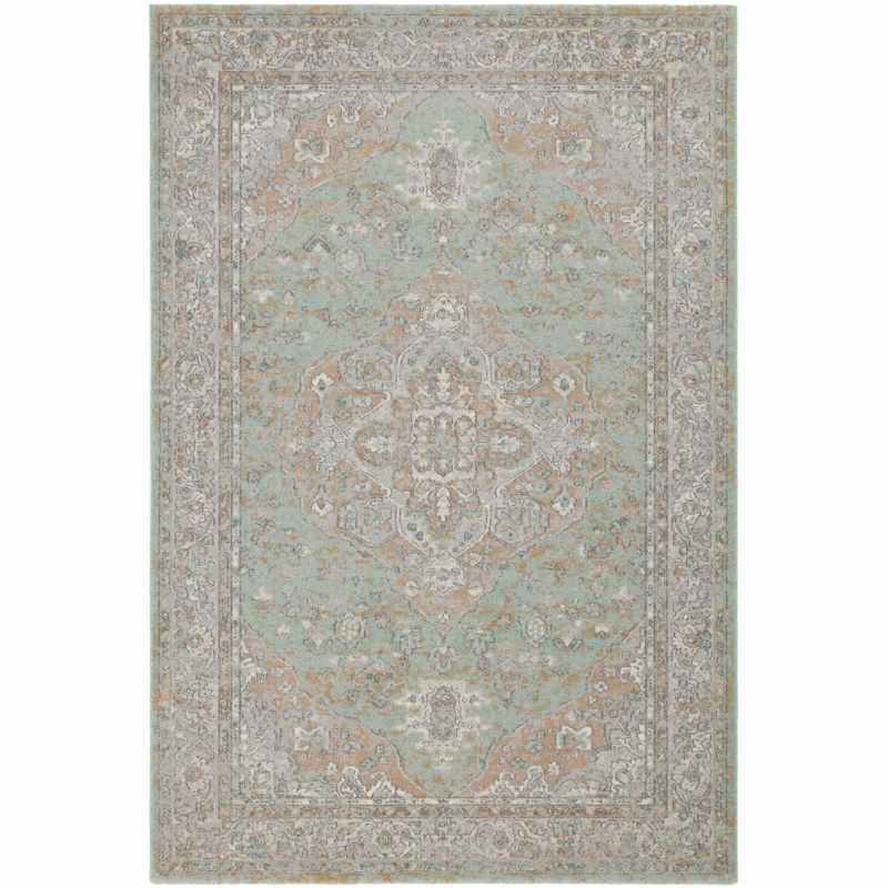 Phoenix Traditional Wool Wilton Medallion Rug 47701 402