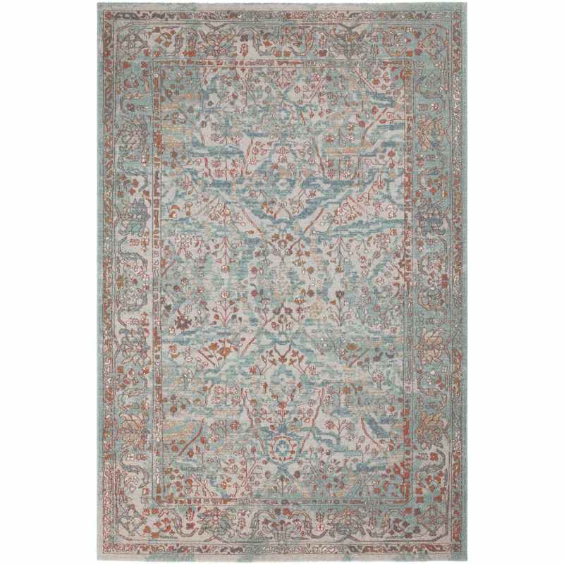 Phoenix Traditional Wool Wilton Floral Rug 47704 400