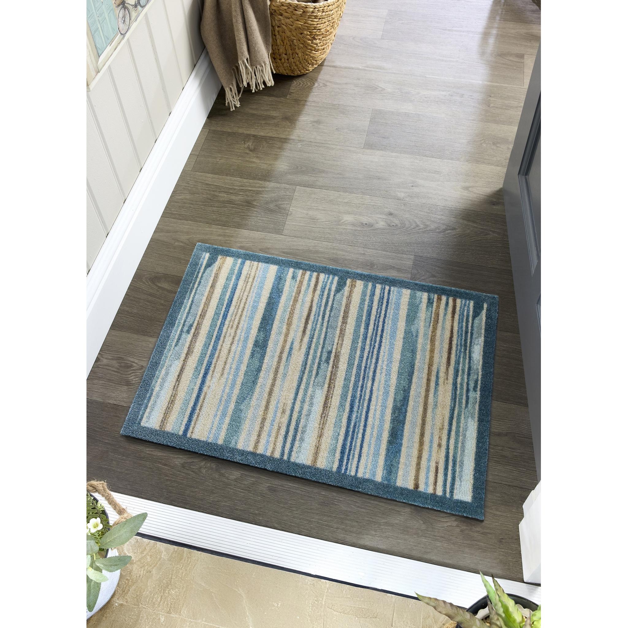 My Mat Nylon Indoor Pattern My Watercolour Washable Non-Slip Rug Small 50 x 75 cm (2'x2'5")