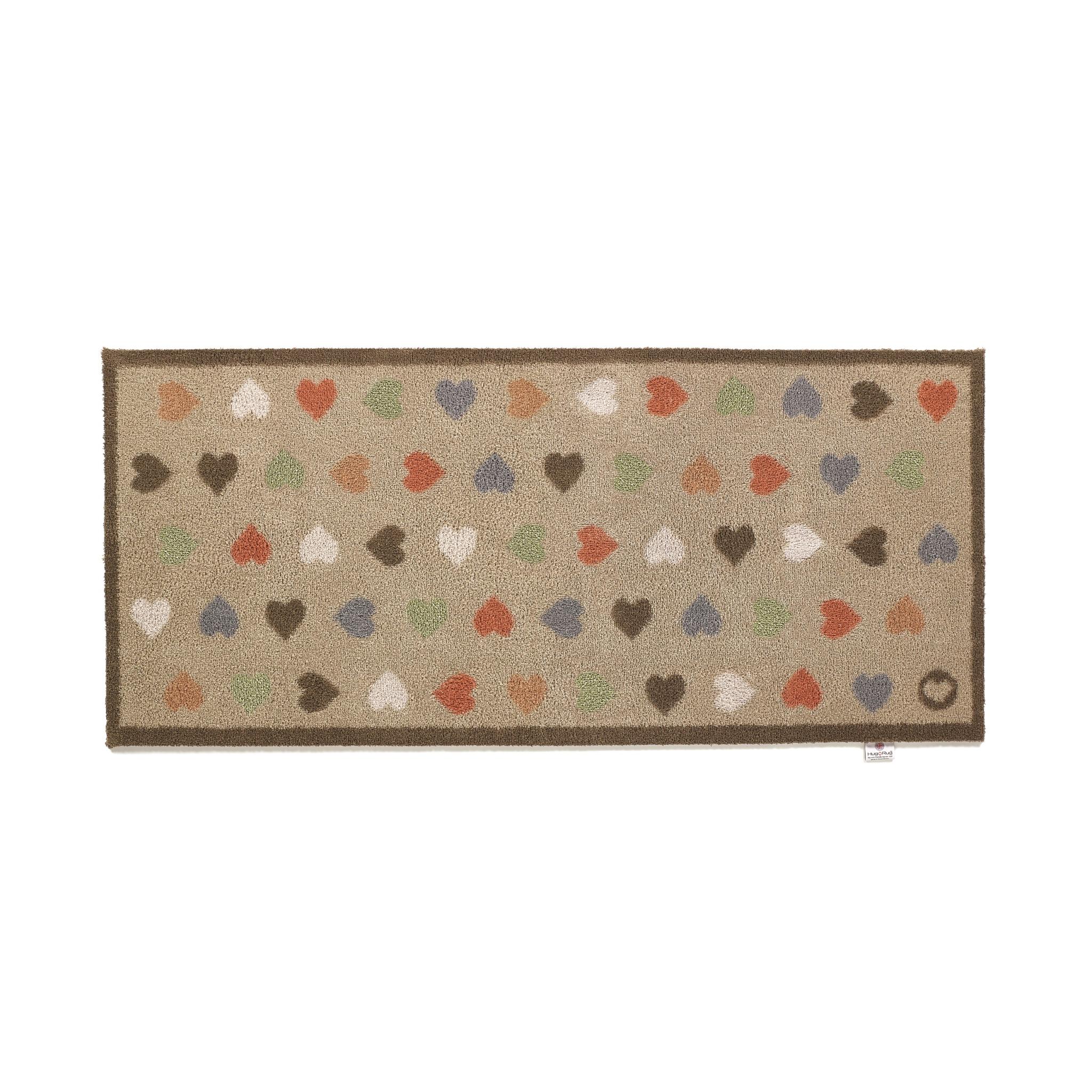 Hug Rug Floor Mat Home Garden Printed Welcome Hearts Door Mat 65x150 cm (2'1''x4'11'') Runner