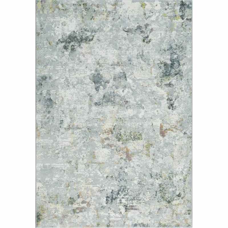 Canyon Abstract Modern Rugs 52023 6424 in Light Grey