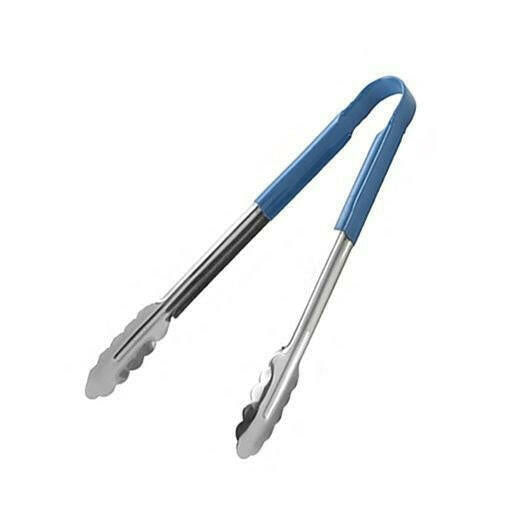 Blue Vinyl Coated Colour Code Tongs 29.5cm