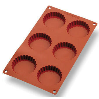 Matfer Gastroflex 6 Fluted Tart Mould 75mm