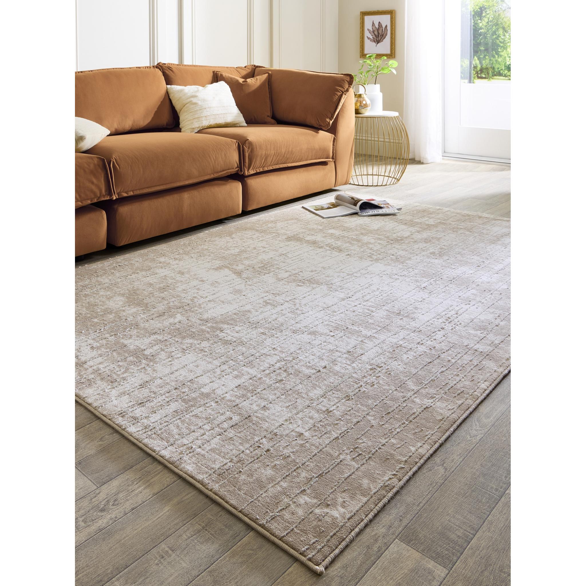 Calacatta Mist Natural Modern Rug by Origins Small 80x150 cm (2'6"x5')