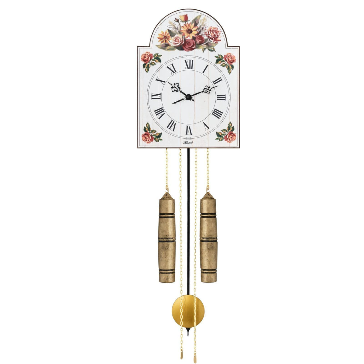 Hermle - Cornwall White Mechanical Wall Clock - ½ Hour Strike