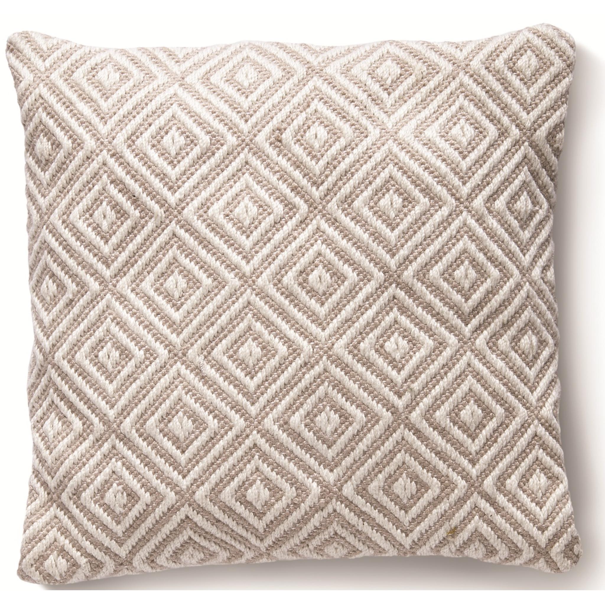 Hug Rug Woven Diamond Cushions in 45x45 cm Natural