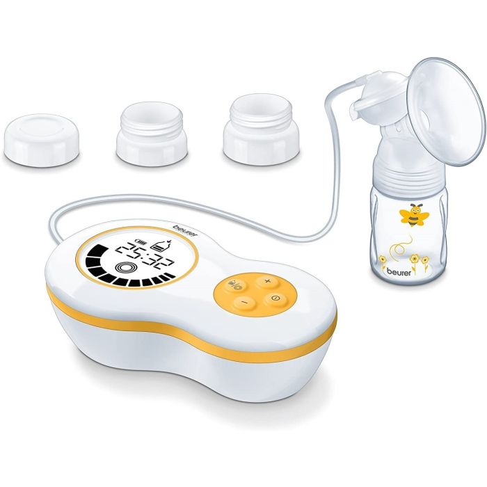 Beurer BY40 Electric Breast Pump with 10 Stimulation & Pumping Levels White