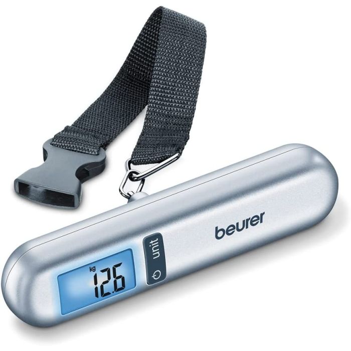 Beurer LS06 Luggage Scales with Tape Measure LCD Display 40Kg Capacity Grey