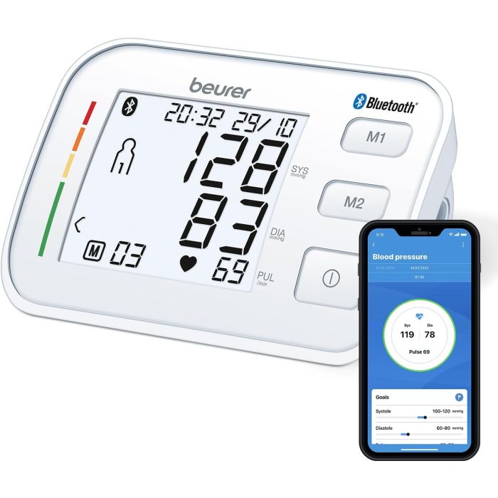 Beurer BM57 Upper Arm Blood Pressure Monitor Large Cuff Up to 43cm