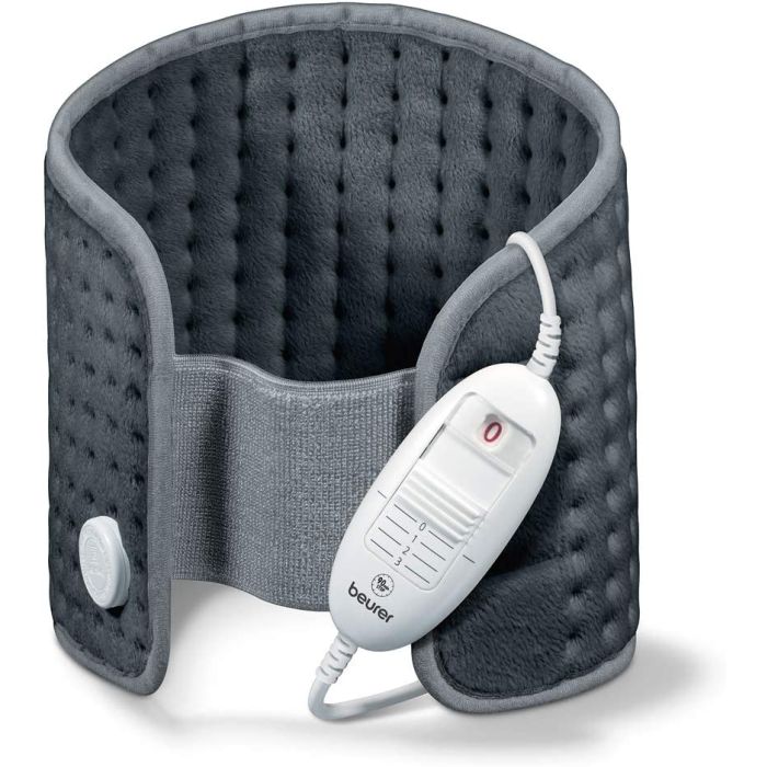 Beurer HK49 Cosy Abdominal and Back Heat Pad Machine Washable 3 Settings Grey