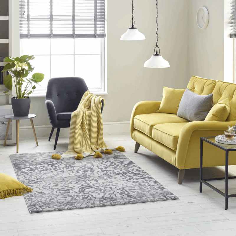 High Rise Rugs 6321A in Grey