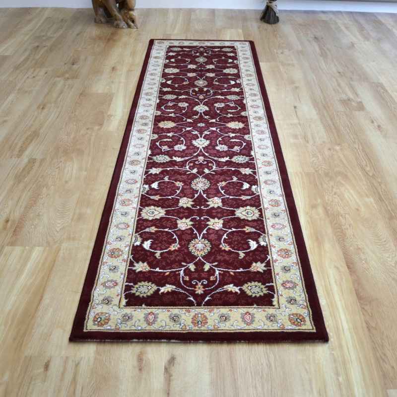 Noble Art Traditional Bordered Runner Rugs 6529 391 in Red