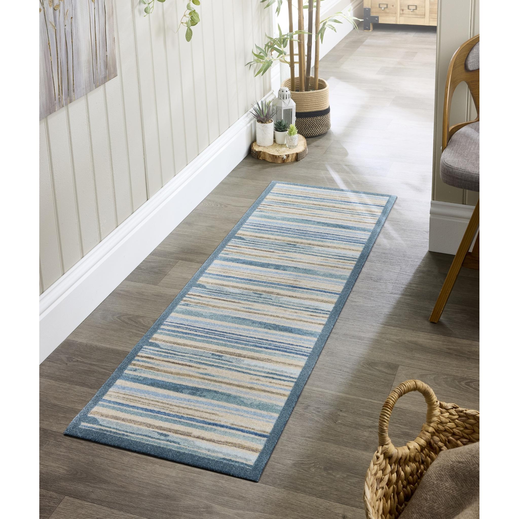 My Mat Nylon Indoor Pattern My Watercolour Washable Non-Slip Rug Runner 50 x 150 cm (2'6')