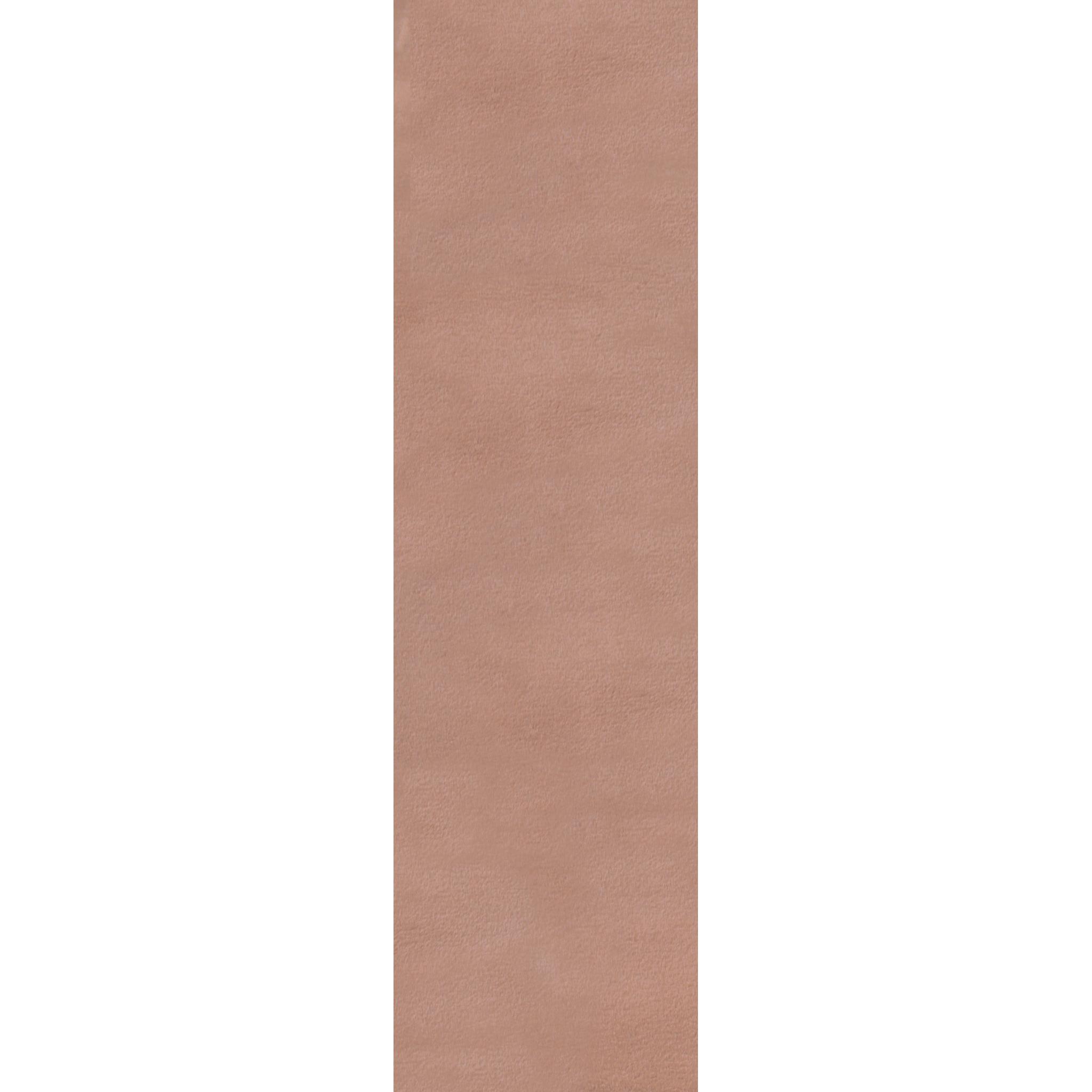 Luxe Faux Fur Plain Super Soft Shaggy Rug in Beige Runner 60x180 cm (2'x5'11")