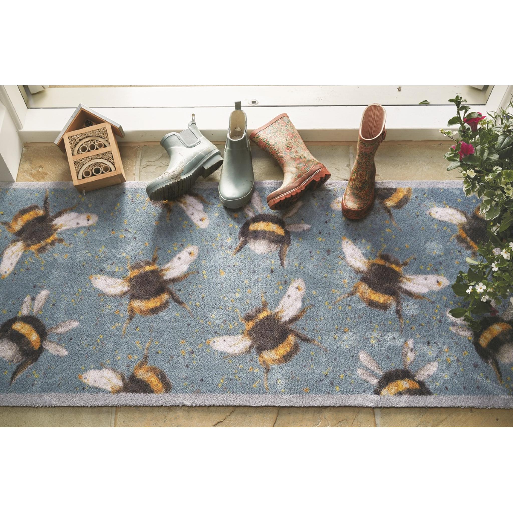 Hug Rug Floor Mat Home Garden Bee 3 Door Mat Runner 65x150 cm (2'1"x4'11")