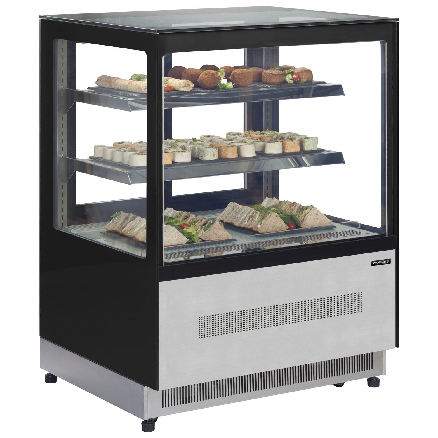 Tefcold LPD900F Flat Glass Patisserie Food Display 905mm
