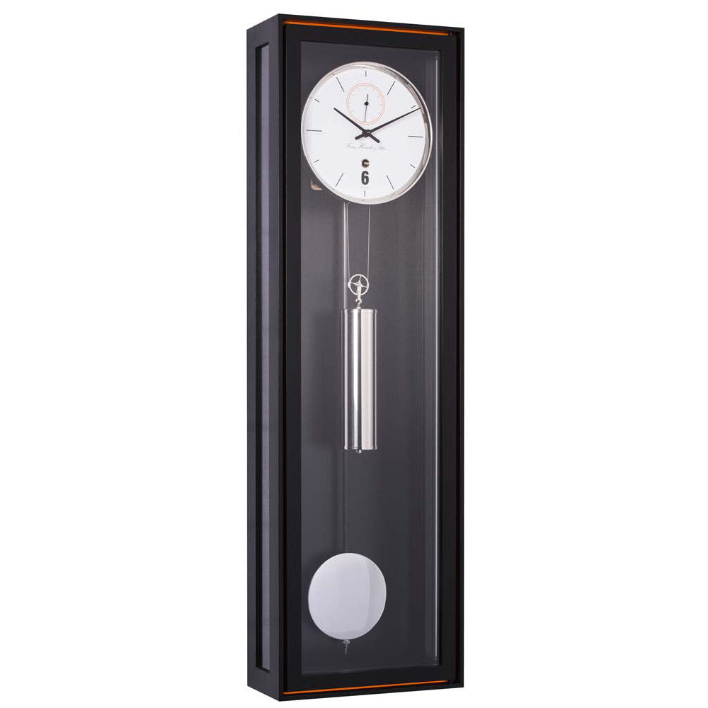 Hermle Dartford 31-Day Running Regulator Wall Clock - Black