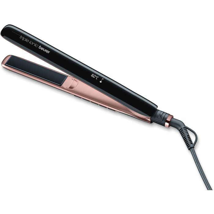 Beurer HS80 Hair Straightener Triple Ionic Function Titanium Coating