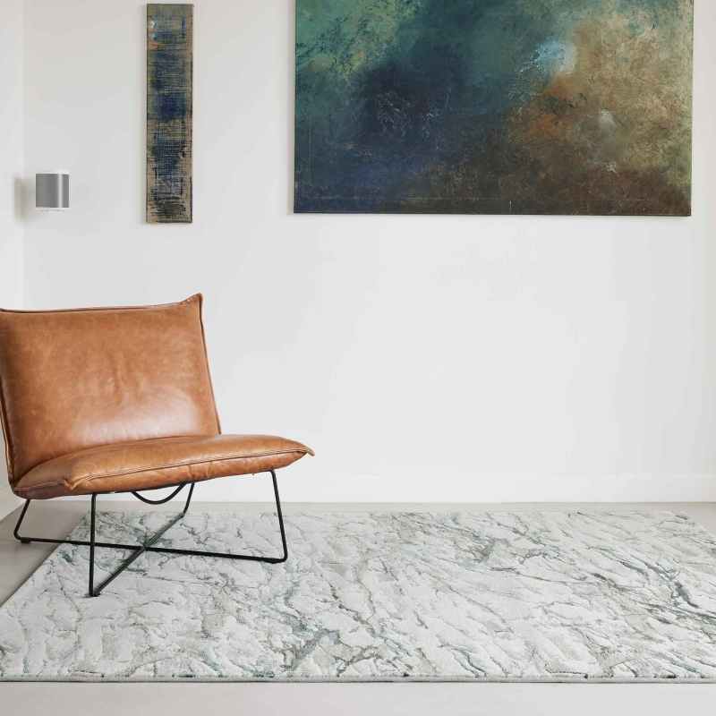 Quartz Modern Abstract Rugs 83001 6141 in Green