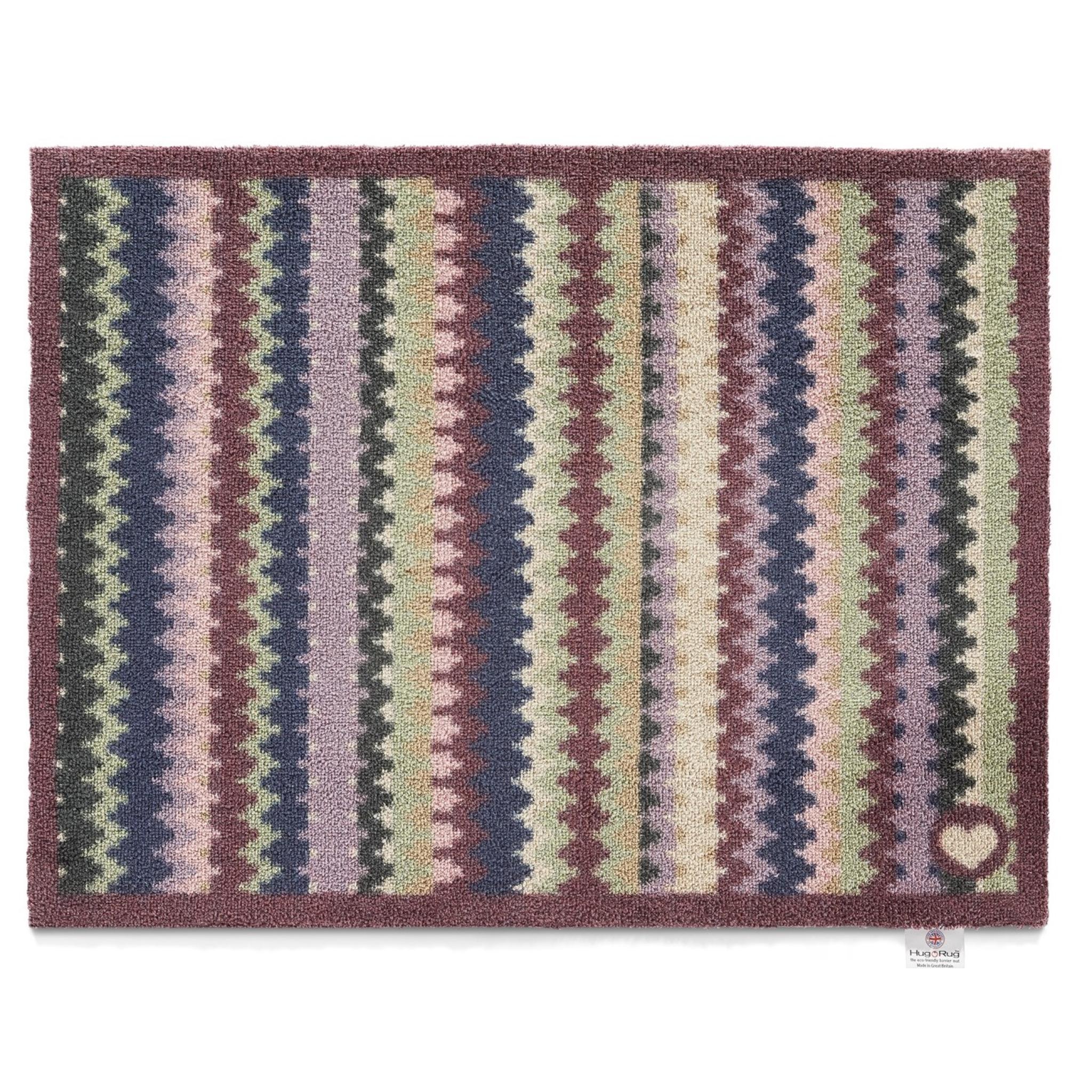 Hug Rug Designer 25 Purple Mat Home Entrance Kitchen Hallway Runner Non-Slip Rug 65x85 cm (2'1"x2'9")