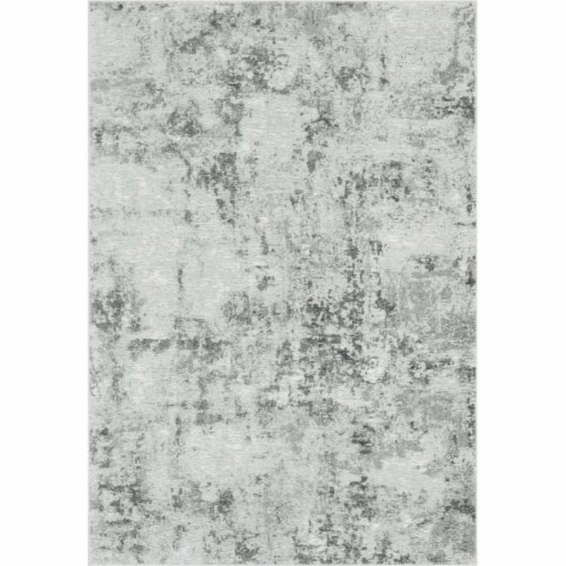 Bruges Abstract Rugs 97003 3006 in Cream Grey Cotton Chenille