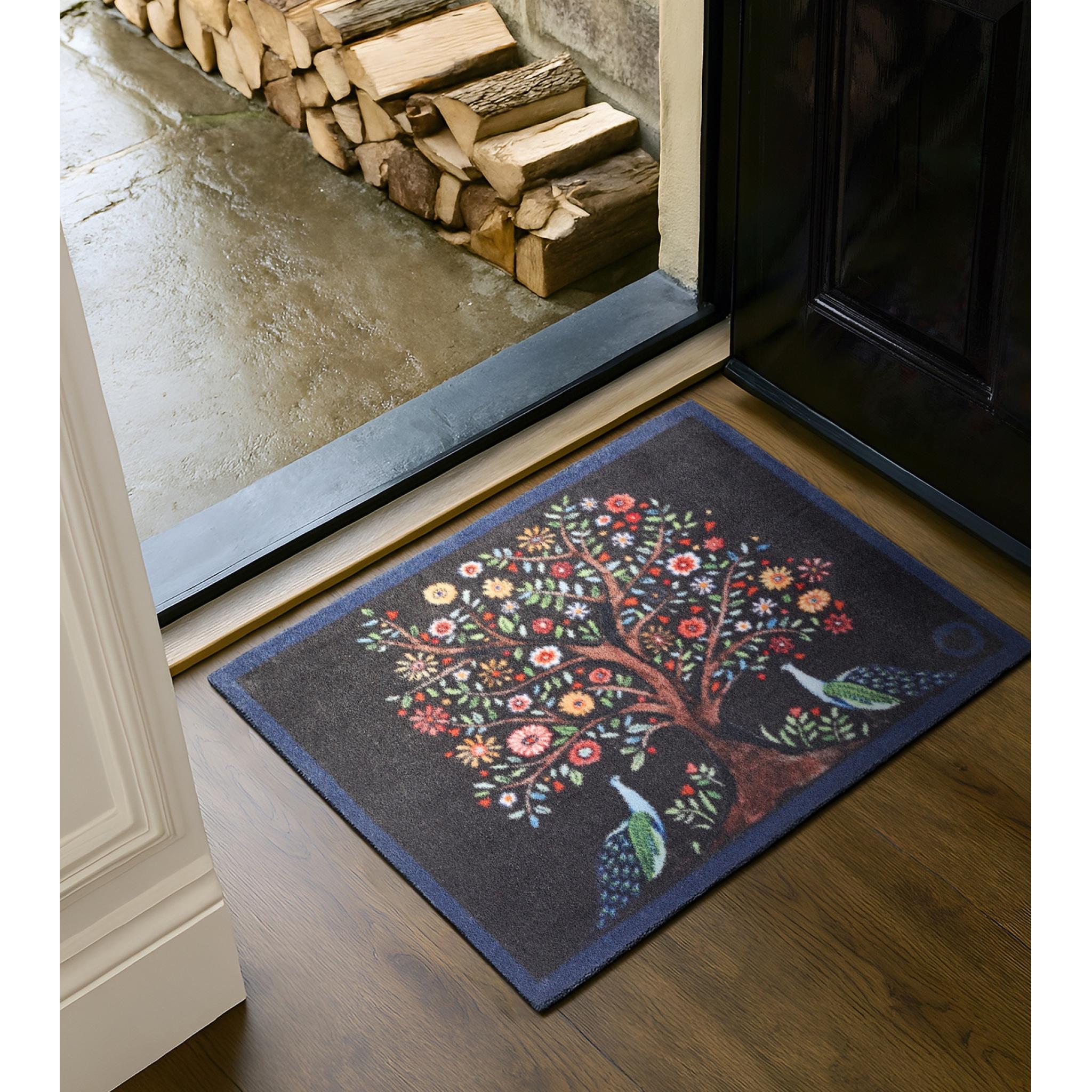Hug Rug Tree of Life Soft Non Slip Doormat in 68x85 cm
