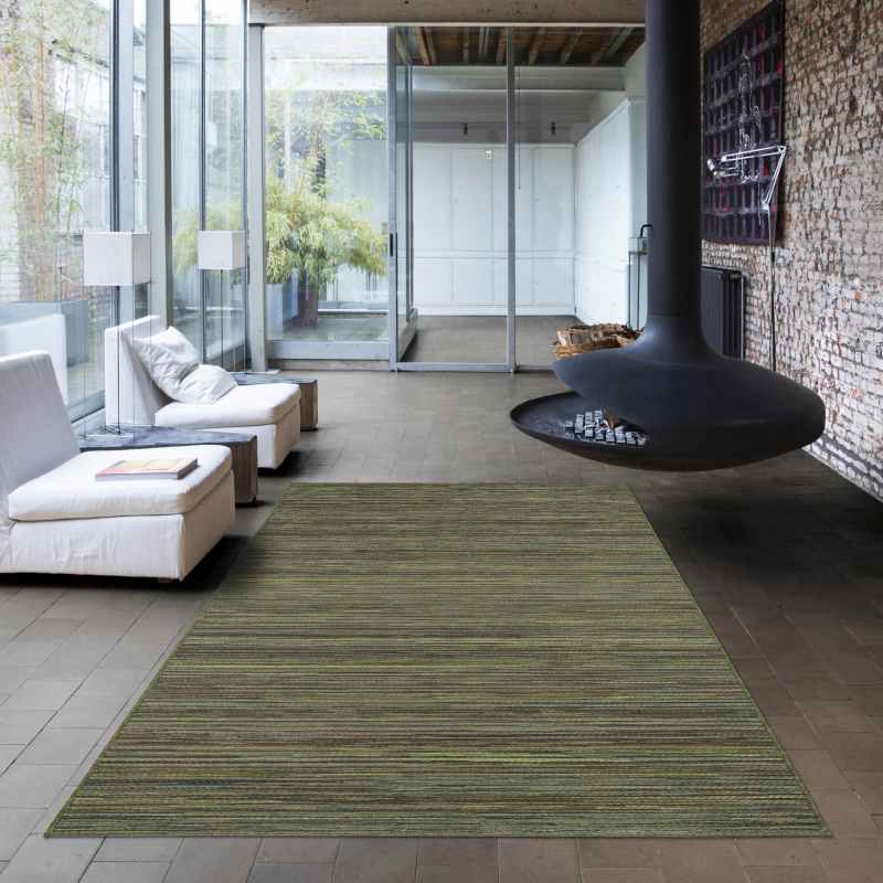Brighton Indoor Outdoor 98122 4000 Rugs in Green Multi
