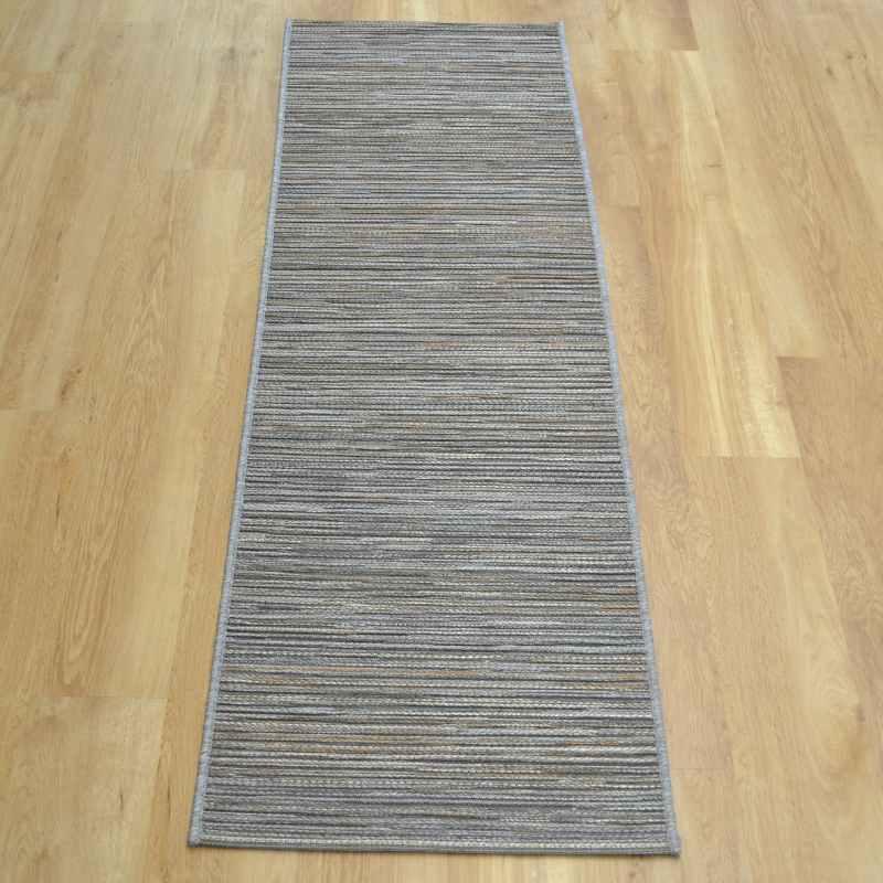 Brighton Indoor Outdoor 98122 2002 Runner Rugs in Grey Multi