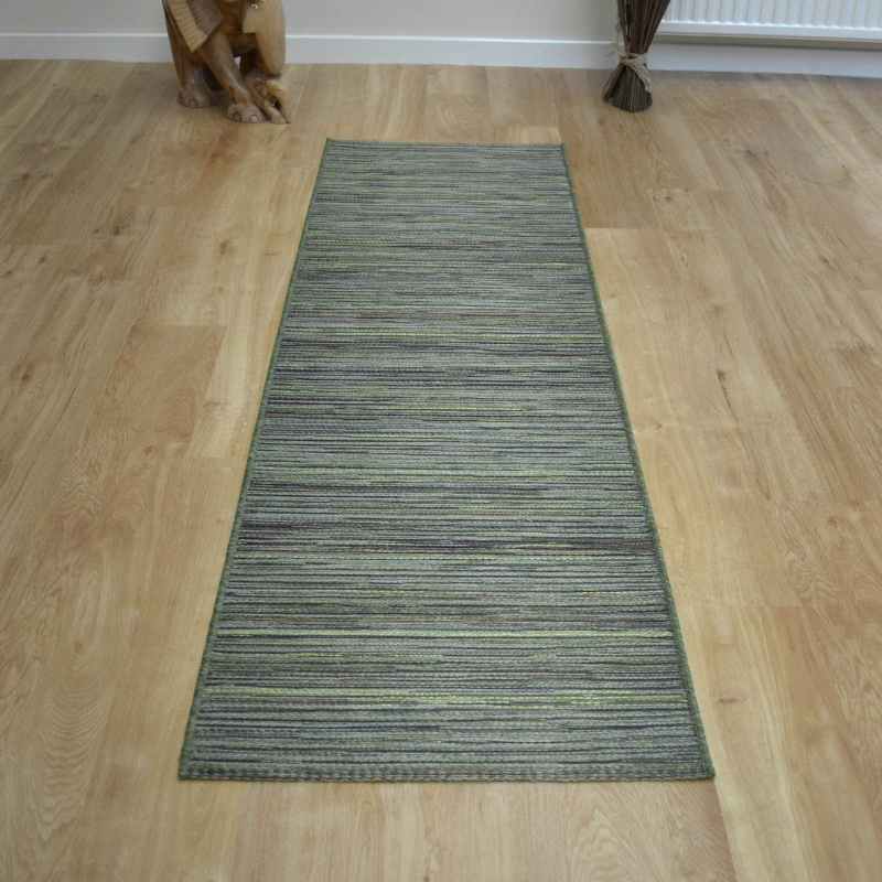 Brighton Indoor Outdoor 98122 4000 Runner Rugs in Green Multi